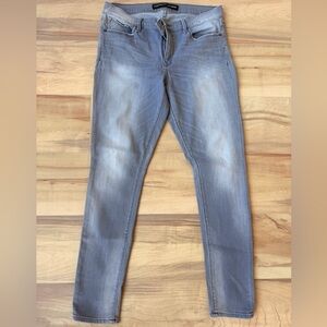 Express Women's Soft Gray Skinny Jeans